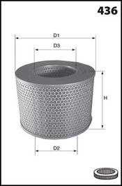 LUCAS FILTERS Воздушный фильтр LFAF381